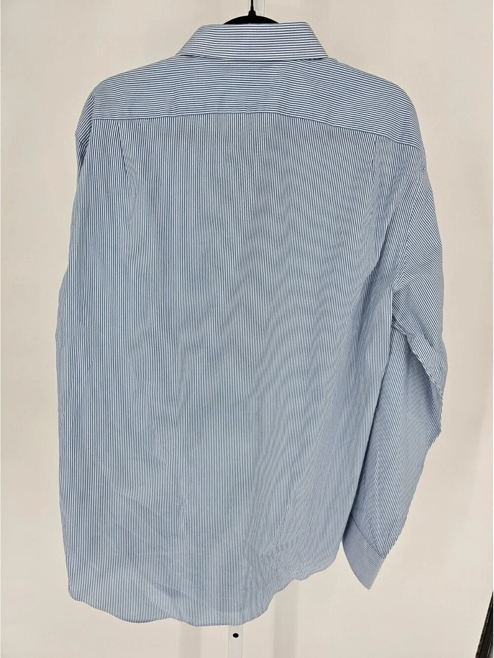 J Crew Performance Men Sz XL Logn Sleeve Button Up Dress Shirt Slim Fit Blue NEW